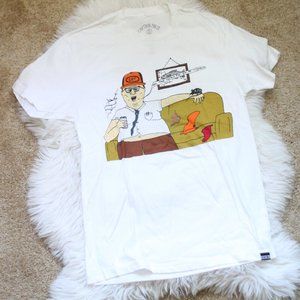 Captain Fin Co “Fins Give Me Indigestion” White